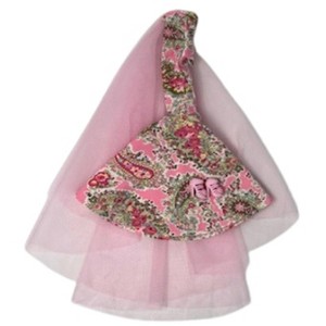 Doll Clothes Superstore Elegant Pink Floral Evening Gown Fits Barbie and 11.5" Fashion Dolls - 1 of 4