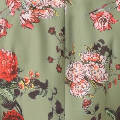 dusty green-floral