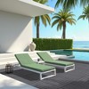 50 Pieces of 11.7" x 3.16" Textured Plastic Wood Deck Tiles for Outdoor Terrace Flooring, Light Gray - 2 of 4