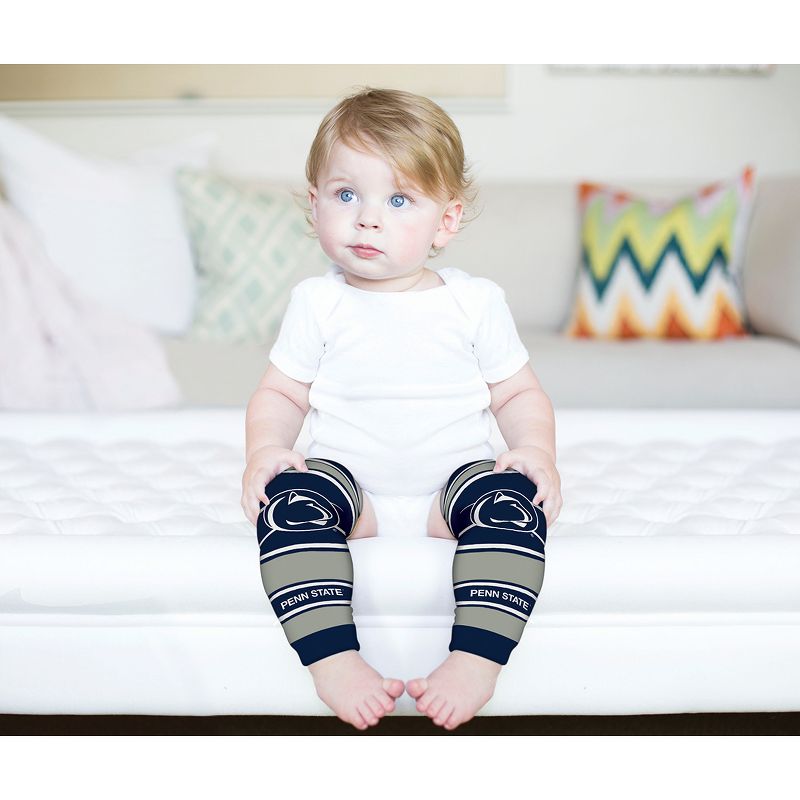 Baby Fanatic Officially Licensed Toddler & Baby Unisex Crawler Leg Warmers - NCAA Penn State Nittany Lions, 5 of 7