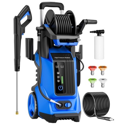 SKONYON 3300PSI 2.6 GPM Electric High Pressure Washer with LED Control and 4 Quick Connect Nozzles