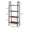 Tangkula 4-Tier Ladder Bookshelf Display Ladder Rack Free-Standing Plant - 4 of 4