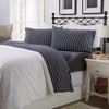 Ultra-Soft Cotton Heathered Melange Jersey Knit Sheet Set - Great Bay Home - 2 of 4