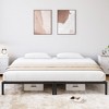 6 Inch Twin Bed Frame No Box Spring Needed, Heavy Duty Metal Platform Bed Frame Twin Size, Black - 4 of 4