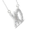 Pompeii3 1/4ct XO Diamond Pendant 14K White Gold - image 2 of 3