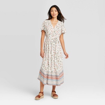 target flutter sleeve dress