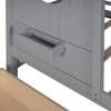 KTMBDW House Bed, Wood Kids House Bed with Roof, 2 Drawers and Storage Shelves, Bed Frame for Toddlers Teens Girls Boys, No Box Spring Needed - 4 of 4