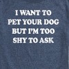 Men's - Instant Message - I Want To Pet Your Dog Short Sleeve Graphic T-Shirt - 2 of 4