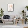 Stupell Industries Delicate Pink Flower Blossoms Woman Line Drawing Framed Giclee Art - 3 of 4