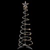 Northlight LED Lighted Spiral Outdoor Christmas Tree - 4' - Warm White Lights - 3 of 4