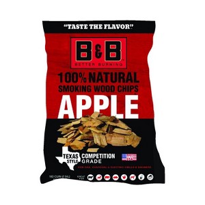 B&B Charcoal All Natural Apple Wood Smoking Chips 180 cu in - 1 of 1