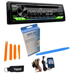 JVC KD-T915BTS - CD, Bluetooth, Dual USB, AUX, Amazon Alexa, SirusXM Ready + SWI-RC Steering Wheel Control Interface - 1 of 4