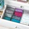 mDesign Plastic Divided Closet, Drawer Storage Bin, Multiple Sections - image 3 of 4