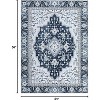 Washable Vintage Area Rug, Low-Pile Non-Slip Foldable Carpet, Soft Indoor Printed Rug for Living Room Dining Room Bedroom - 2 of 4