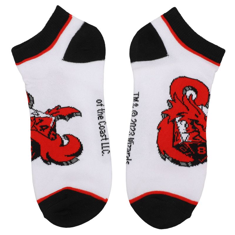 Dungeons & Dragons Dungeon Master 5-Pack Women's Ankle Socks, 3 of 7