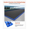 VEVOR Pool Cover Water Bags, 6 Packs 8 Ft, Double Chamber Pool Cover Water Tubes, 0.4mm Thick PVC Bags Weights with Leakproof Screw Cap, Blue - 4 of 4