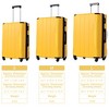 3-Piece Luggage Set, Expandable Hardside Suitcase with Spinner Wheels & TSA Lock, Lightweight Hardshell Luggage (20", 24", 28") - 2 of 4