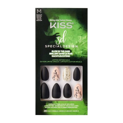 Kiss Halloween Special Design Fake Nails - Circus Circus - 28ct