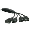 Sanoxy 4 Port USB 2.0 High Speed Hub Octopus Splitter 480 Mbps for PC Laptop Notebook - 2 of 3