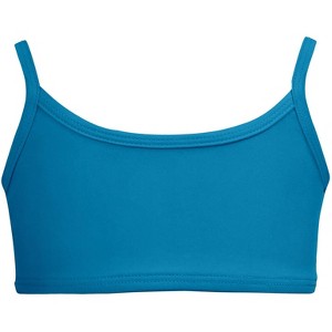 City Threads USA-Made Girls UPF 50+ Bikini Swim Top - 1 of 4