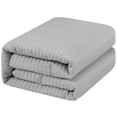 Gray King Microfiber 3-Piece Comforter Set