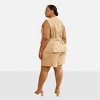 Rebdolls Women's Siobhan Linen Button Vest - 3 of 4