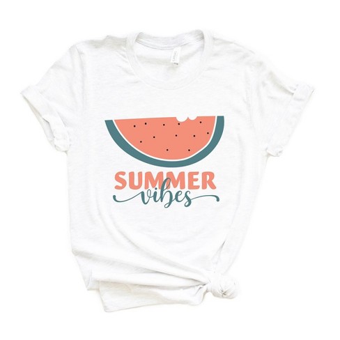 Simply Sage Market Women's Boho Summer Vibes Watermelon Short Sleeve Graphic Tee - image 1 of 4