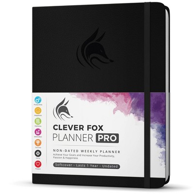 Undated Planner Pro Daily 8.5x11 Rose Gold - Clever Fox : Target