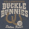 Women's Yellowstone Buckle & Bunnies Horseshoes Dutton Ranch Racerback Tank Top - image 2 of 4