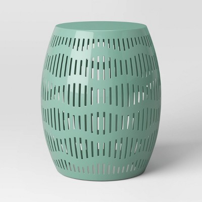 Metal Cutout Round Patio Accent Table - Room Essentials™