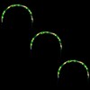 Northlight Candy Cane Outdoor Christmas Arch Pathway Markers - Green - Set of 3 - 3 of 4