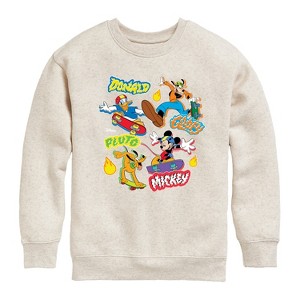 Boys' - Disney - Standard Sports Graphic Long Sleeve Fleece Sweatshirt - 1 of 4