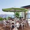FUFU&GAGA 10FT Outdoor Patio Umbrella with Scalloped Edge & Crank Lift - 2 of 4