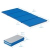 ECR4Kids Everyday Folding Rest Mat, 4-Section, 1in, Blue/Grey, 5-Pack - 2 of 4