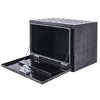 24 Inch Storage Tool Box Aluminum 5 Bar Tread RV Tools Organizer Trailer Pickup Underbody RV ATV Storage Box With Lock 2 Keys For Truck Car - 3 of 4