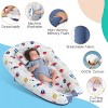 Boersma Baby Crib Bumper with Pure Cotton Sleeve & High-Grade Memory Foam Core, Detachable, Easy to Clean, Portable and Safe for Infant Use - 2 of 4