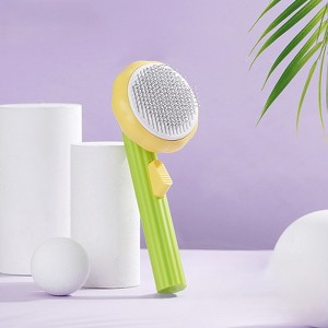 ZEZE Sunflower Pet Brush - Gentle and Effective Grooming Tool for Cats and Dogs, Bright and Cheerful Design for Easy Pet Care - 1 of 4