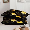 Luupatchy Golden Stars Comforter Bedding Set with 1 Comforter 2 Pillowcase - 4 of 4