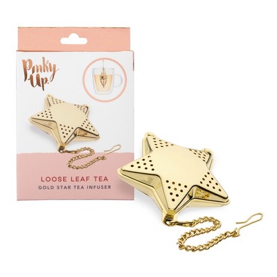 Gold Star Shaped Stainless Steel Tea Infuser