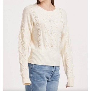 Women's Daphne Pearl Cable Knit Sweater Top - Another Love - 1 of 3