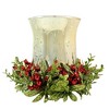 Ganz 6.0 Inch Candle Wreath Ring Tealight Holder Kissing Krystals Tea Light Tealight Candle Holders - 3 of 3
