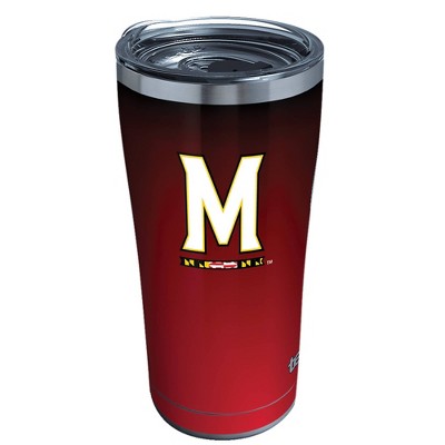 NCAA Maryland Terrapins 20oz Ombre Stainless Steel Tumbler with Lid