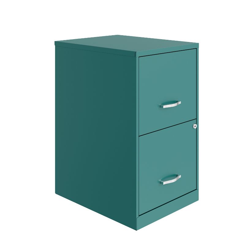 Space Solutions 18" Deep 2 Drawer Letter Width Vertical File Cabinet, 1 of 6