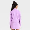 Girls' Airy Sleek 1/2 Zip Sweatshirt - All In Motion™ - 2 of 3