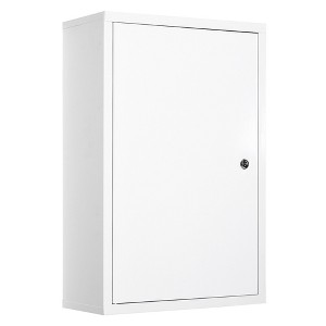 Aghana Digitals Lockable Steel Medicine Cabinet with 3-Tier Shelves, Wall-Mounted Emergency Storage - 1 of 4