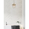 Elegant Lighting Reese 9 inch pendant in black - 2 of 4
