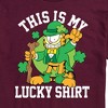 Men's - Garfield - This Is My Lucky Shirt Patrick's Day Short Sleeve Graphic T-Shirt - 2 of 4