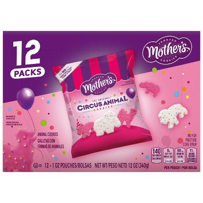 Mother's Original Circus Animal Cookies Snack Pack - 12pk
