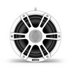Fusion SG-FLT883SPW 8.8" Sports Grille White LED Tower Speakers with SG-FTMNTUNI Universal Fixed Mount Brackets, Pair, Fits 1.31"-2.5" Bars - 3 of 4