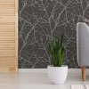 Transform Charcoal Branches Peel and Stick Wallpaper - 2 of 4